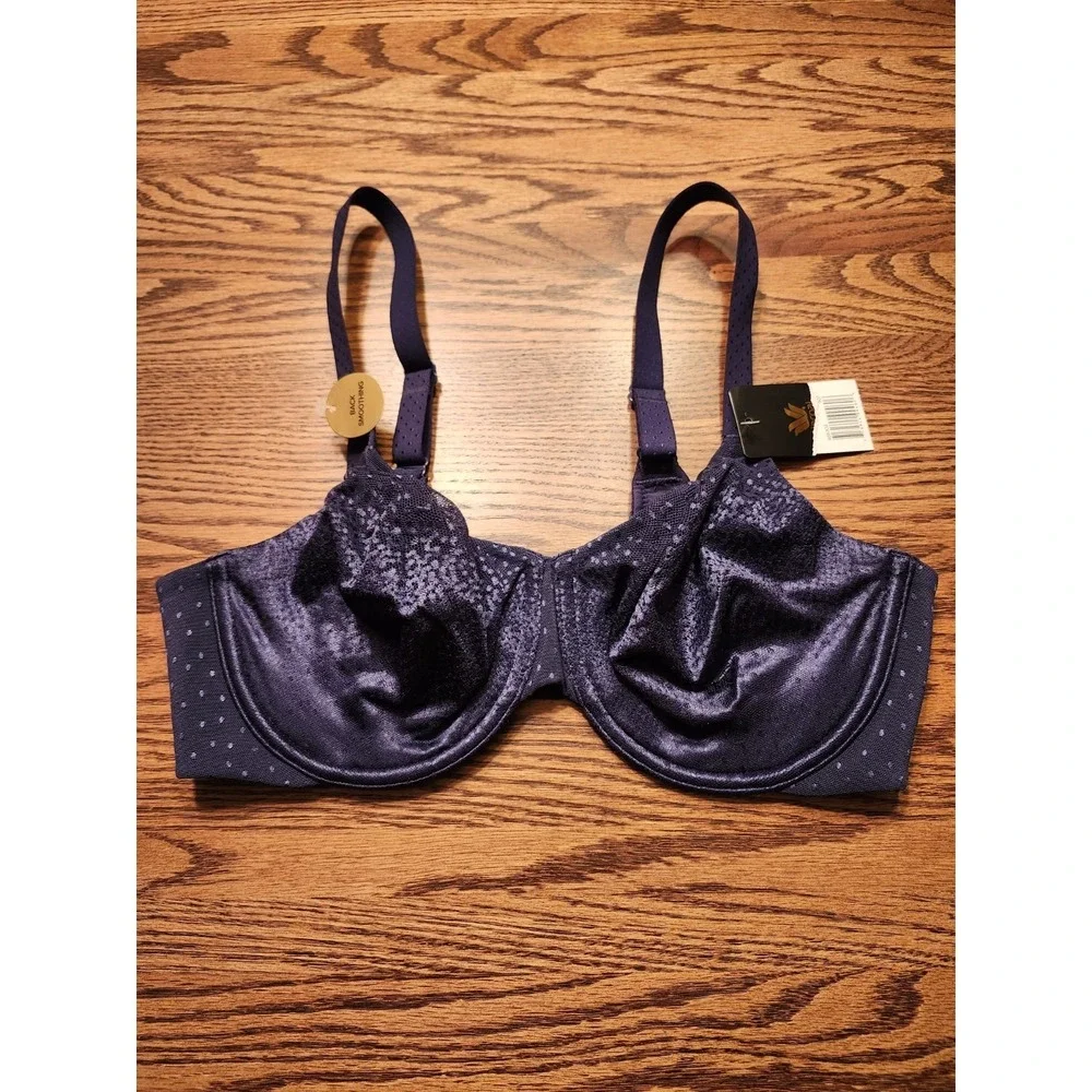 Wacoal Back Appeal‎ Smoothing Underwire Bra, Eclipse, Size 34D #855303 MRSP $72